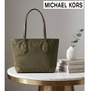 MICHAEL KORS, Eva olive colour tote bag